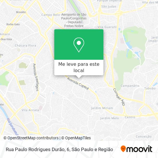 Rua Paulo Rodrigues Durão, 6 mapa