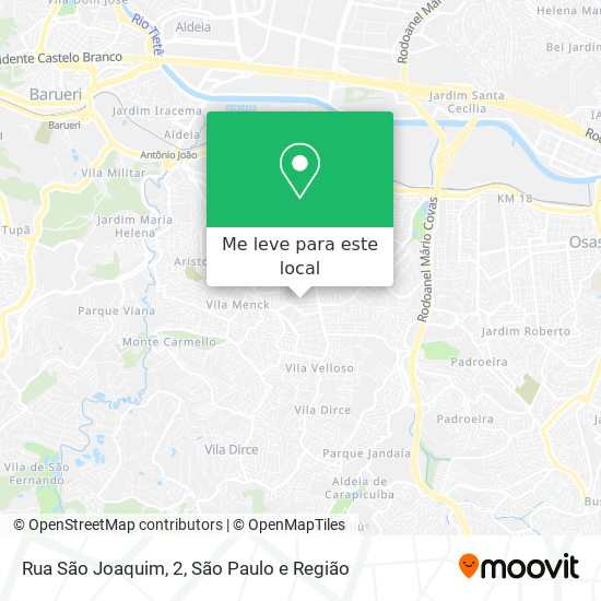 Rua São Joaquim, 2 mapa