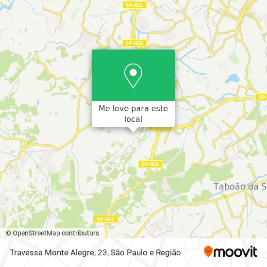 Travessa Monte Alegre, 23 mapa