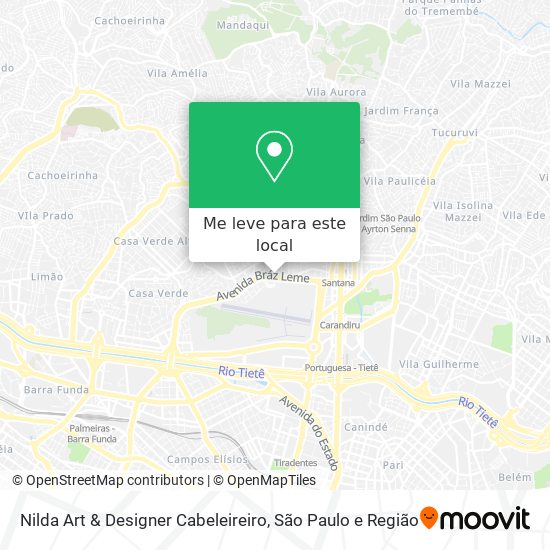 Nilda Art & Designer Cabeleireiro mapa