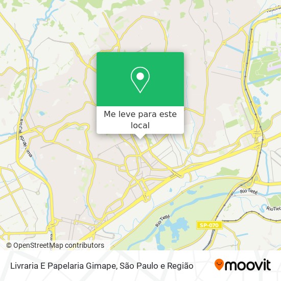 Livraria E Papelaria Gimape mapa