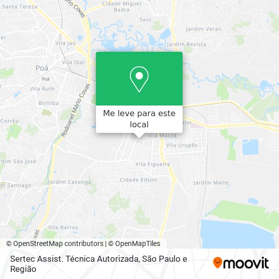 Sertec Assist. Técnica Autorizada mapa