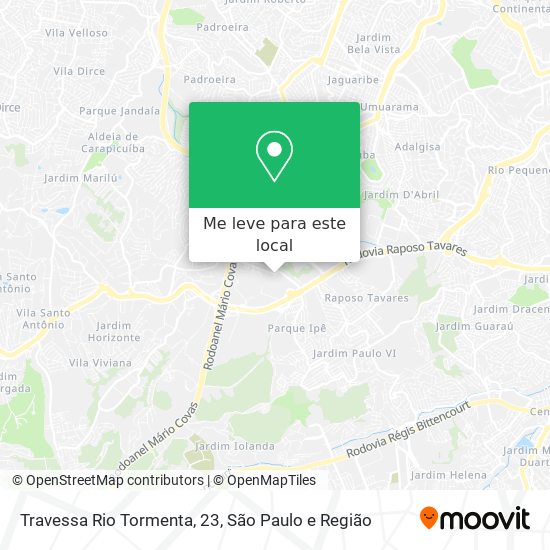Travessa Rio Tormenta, 23 mapa