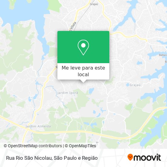 Rua Rio São Nicolau mapa