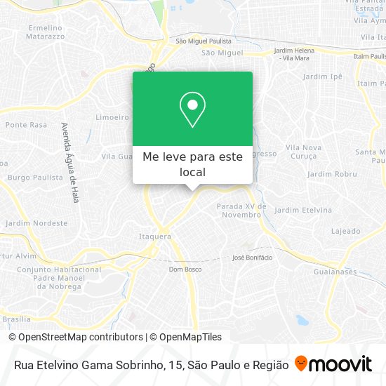 Rua Etelvino Gama Sobrinho, 15 mapa
