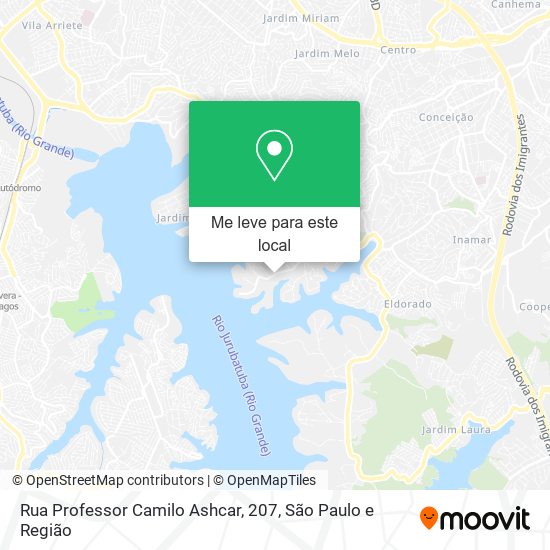 Rua Professor Camilo Ashcar, 207 mapa