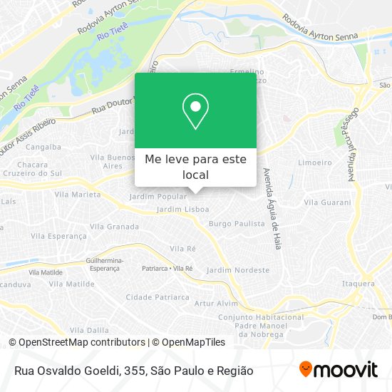 Rua Osvaldo Goeldi, 355 mapa