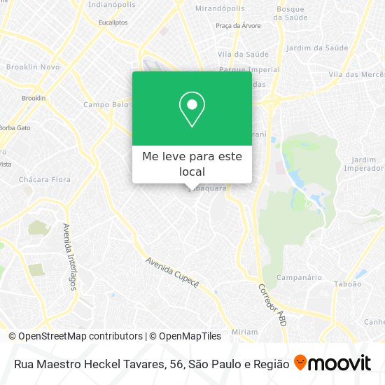 Rua Maestro Heckel Tavares, 56 mapa