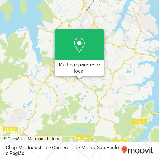 Chap Mol Industria e Comercio de Molas mapa