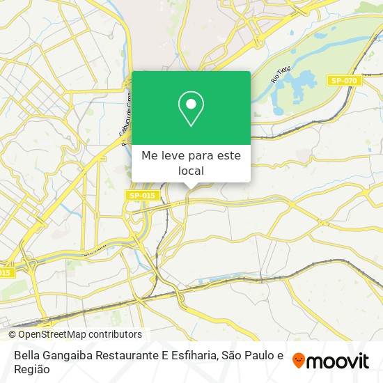 Bella Gangaiba Restaurante E Esfiharia mapa