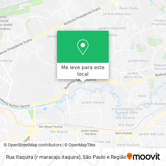 Rua Itaquira (r maracaju itaquira) mapa