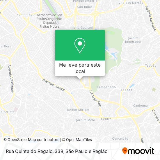 Rua Quinta do Regalo, 339 mapa