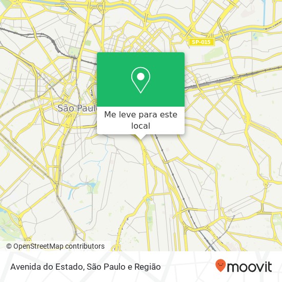 Avenida do Estado, Cambuci São Paulo-SP mapa