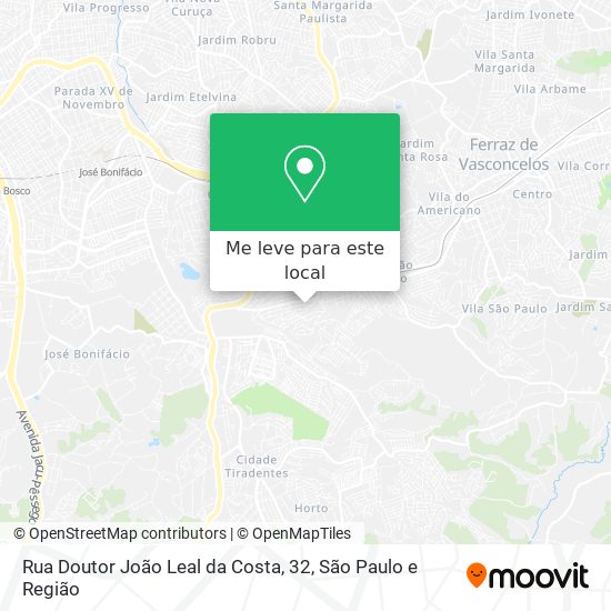 Rua Doutor João Leal da Costa, 32 mapa