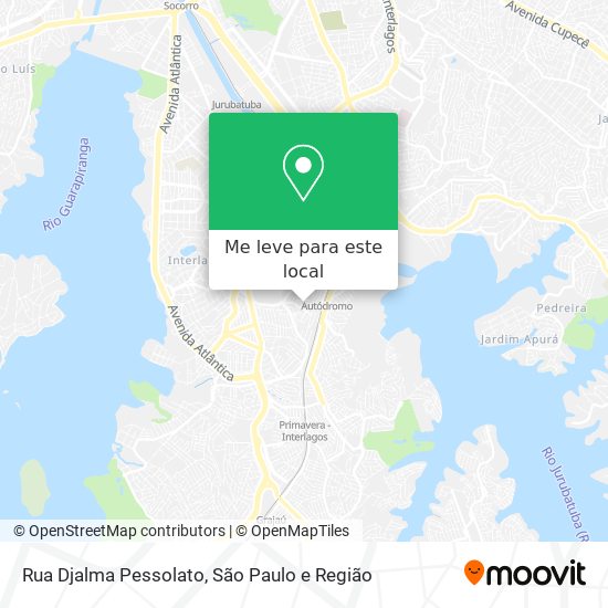 Rua Djalma Pessolato mapa