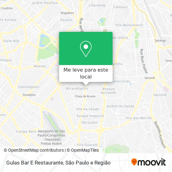Gulas Bar E Restaurante mapa
