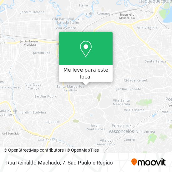 Rua Reinaldo Machado, 7 mapa