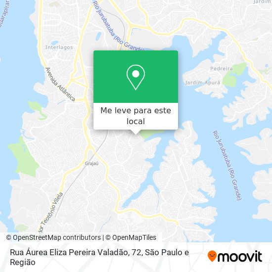 Rua Áurea Eliza Pereira Valadão, 72 mapa