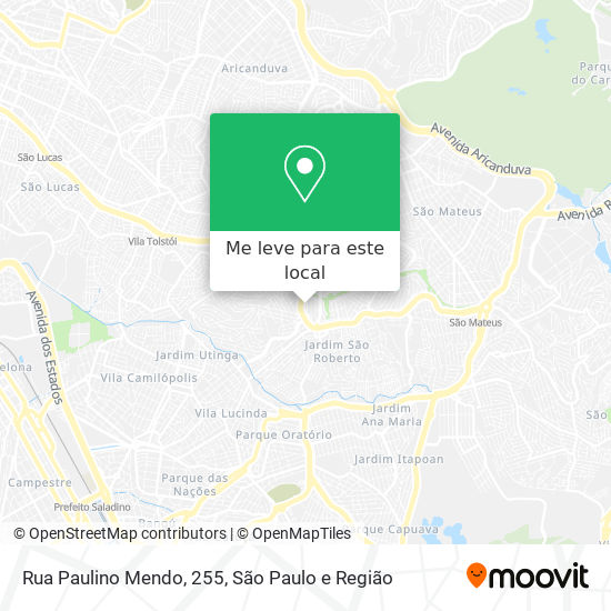 Rua Paulino Mendo, 255 mapa