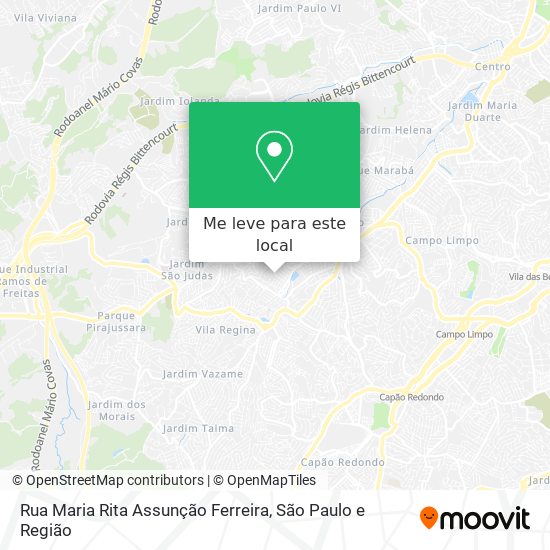 Rua Maria Rita Assunção Ferreira mapa