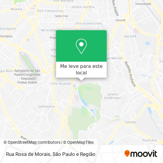 Rua Rosa de Morais mapa