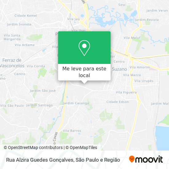 Rua Alzira Guedes Gonçalves mapa