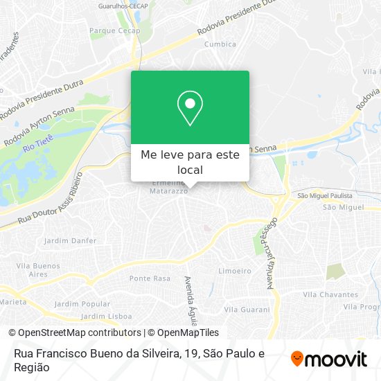 Rua Francisco Bueno da Silveira, 19 mapa