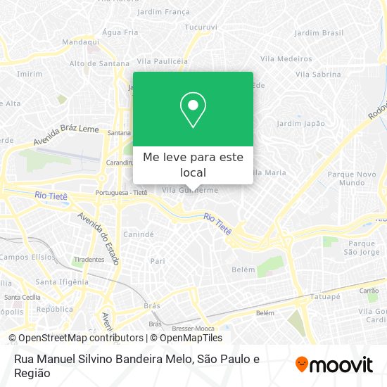 Rua Manuel Silvino Bandeira Melo mapa