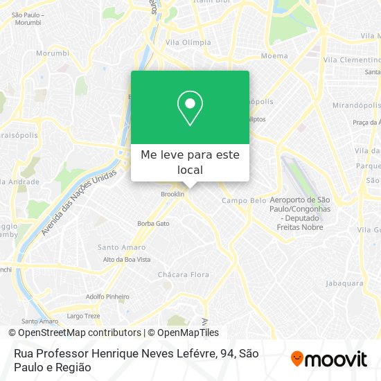 Rua Professor Henrique Neves Lefévre, 94 mapa