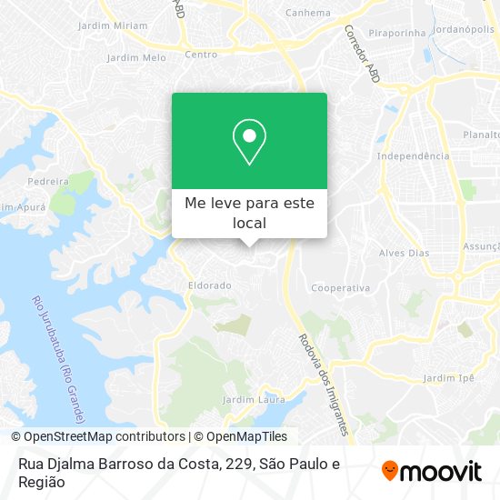 Rua Djalma Barroso da Costa, 229 mapa