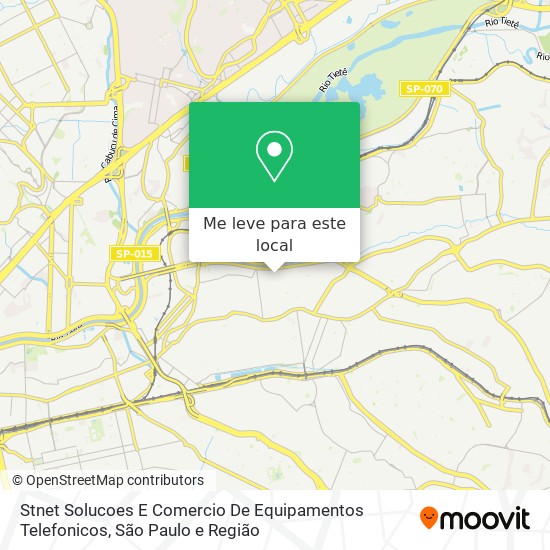 Stnet Solucoes E Comercio De Equipamentos Telefonicos mapa