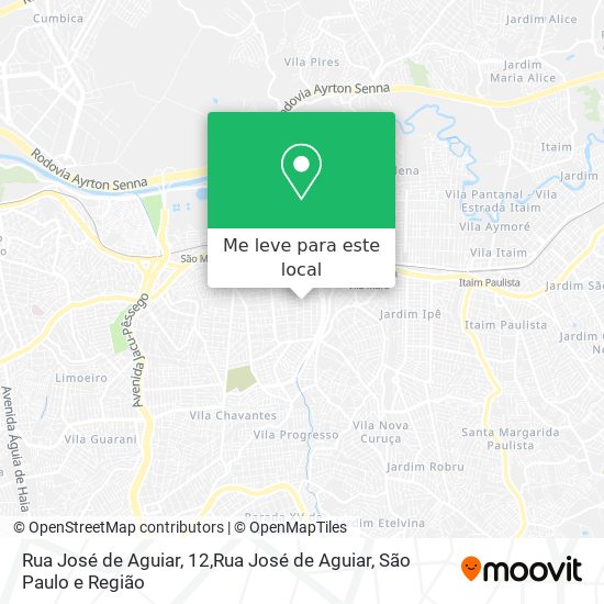 Rua José de Aguiar, 12,Rua José de Aguiar mapa