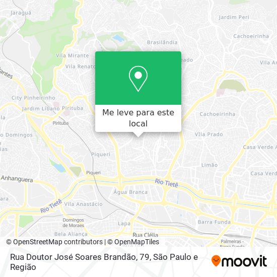 Rua Doutor José Soares Brandão, 79 mapa