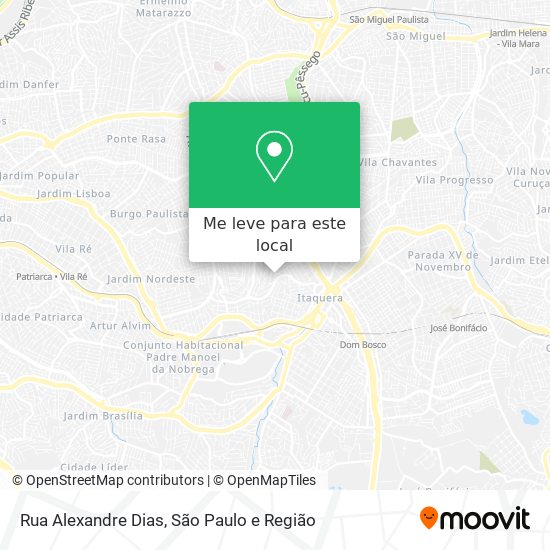 Rua Alexandre Dias mapa