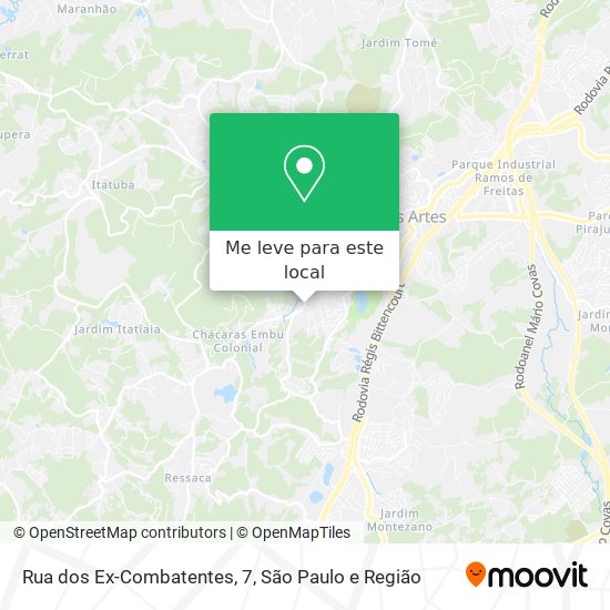 Rua dos Ex-Combatentes, 7 mapa