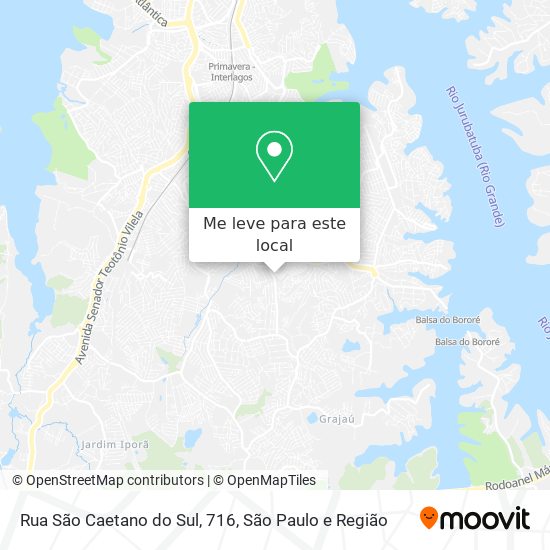 Rua São Caetano do Sul, 716 mapa