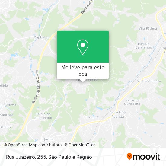 Rua Juazeiro, 255 mapa