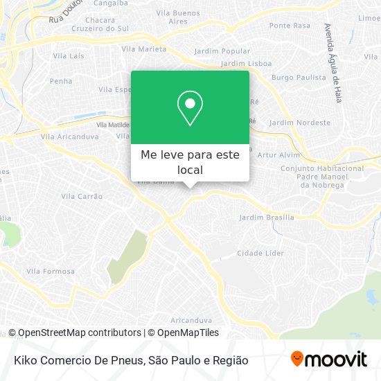 Kiko Comercio De Pneus mapa