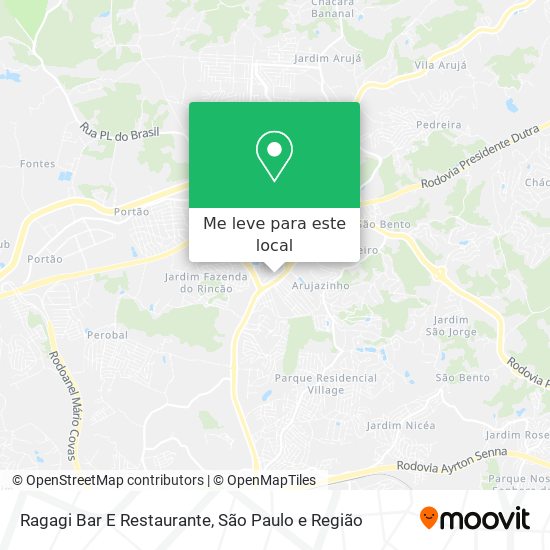 Ragagi Bar E Restaurante mapa