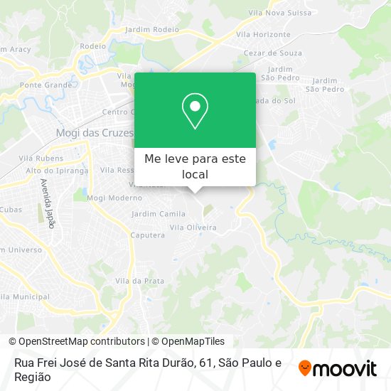 Rua Frei José de Santa Rita Durão, 61 mapa