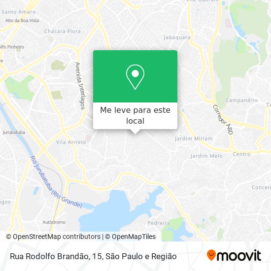 Rua Rodolfo Brandão, 15 mapa