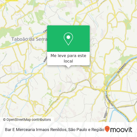 Bar E Mercearia Irmaos Renildos, Rua Ceresópolis, 66 Campo Limpo São Paulo-SP 05766-340 mapa