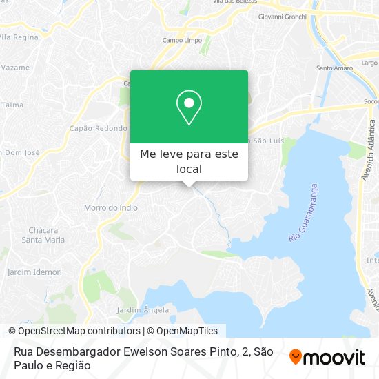 Rua Desembargador Ewelson Soares Pinto, 2 mapa