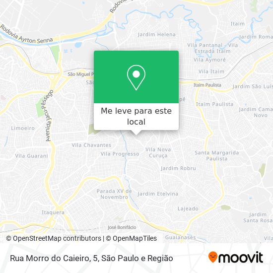 Rua Morro do Caieiro, 5 mapa