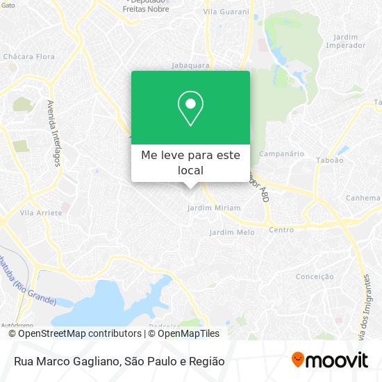 Rua Marco Gagliano mapa
