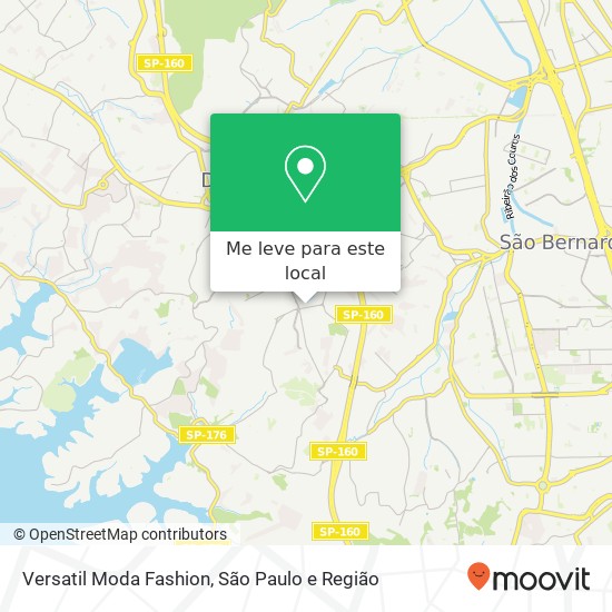 Versatil Moda Fashion, Rua Guarani Conceição Diadema-SP 09991-060 mapa