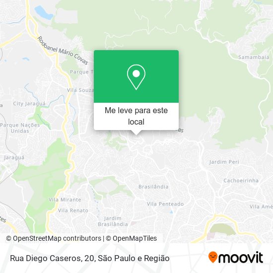Rua Diego Caseros, 20 mapa