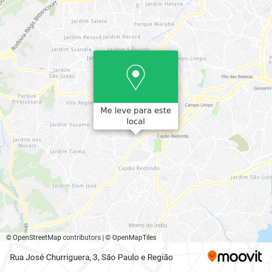 Rua José Churriguera, 3 mapa