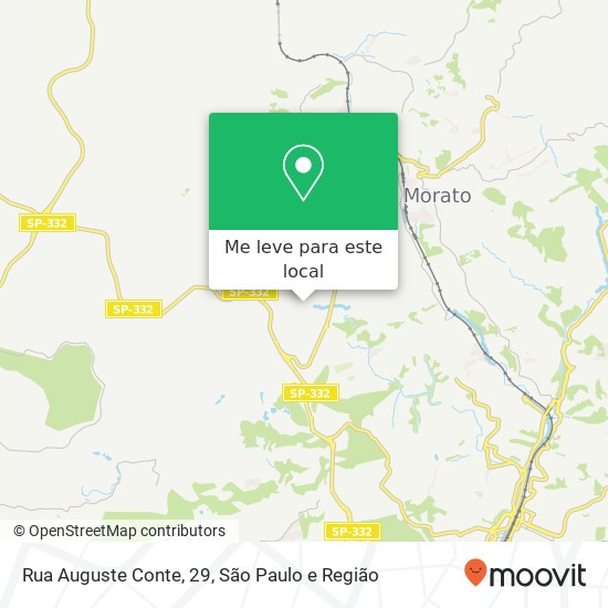 Rua Auguste Conte, 29, Franco da Rocha-SP mapa