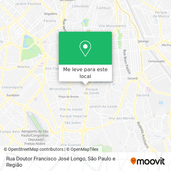 Rua Doutor Francisco José Longo mapa